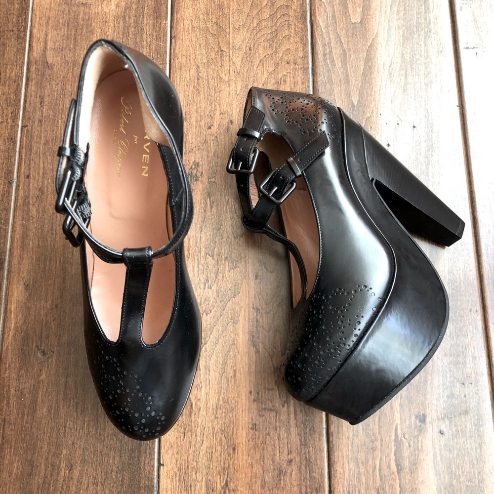 NEW CARVEN x ROBERT CLERGERIE PLATFORM HEELS